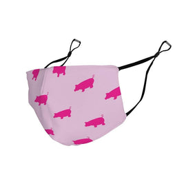 Windproof Pink Pigs Pattern Half Face Mouth Medical Mask